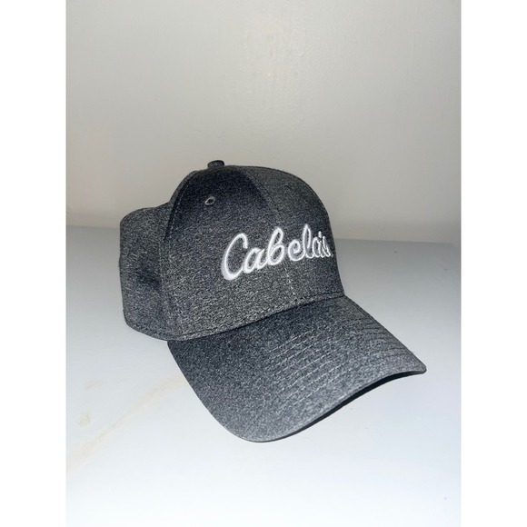 Cabelas Embroidered Logo Baseball Cap Dark Gray One Size Unisex - Picture 5 of 10